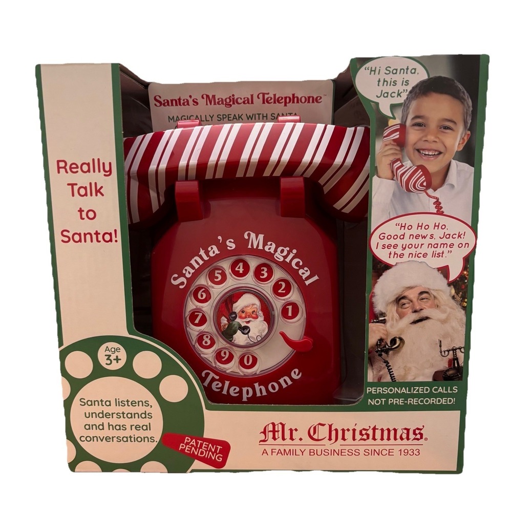 Mr. Christmas Santa's Interactive Magical Telephone Brand New In Box